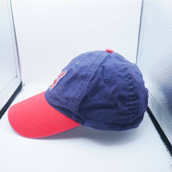 Cleveland Indians Baseball Cap Chief Wahoo Hat Stricklands Embroidered - Picture 2 of 5